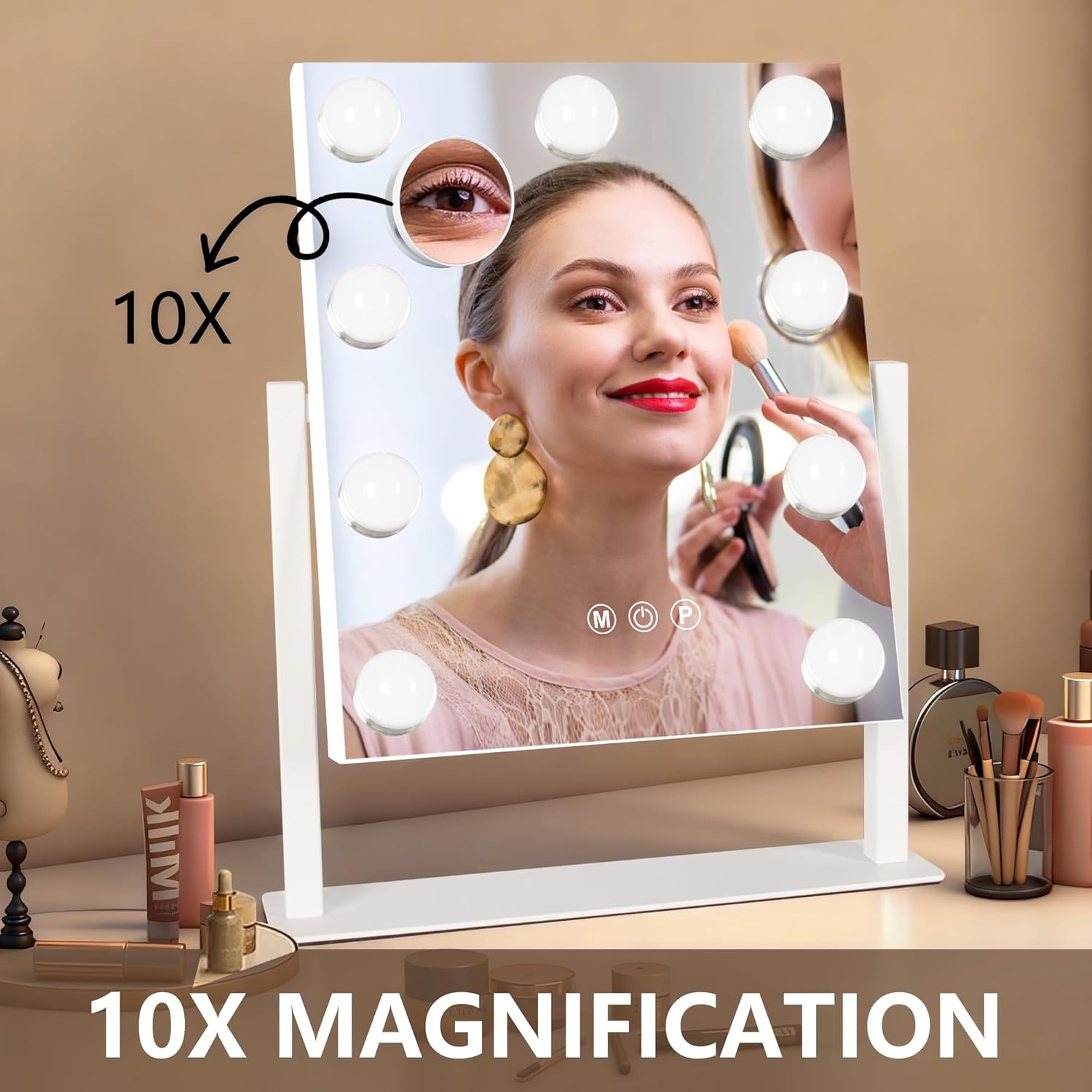 Ratsamee Hollywood Vanity Mirror with Lights