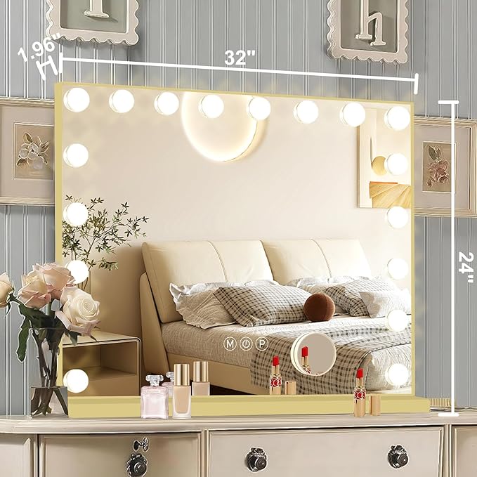 Ratsamee Hollywood Vanity Mirror with Lights