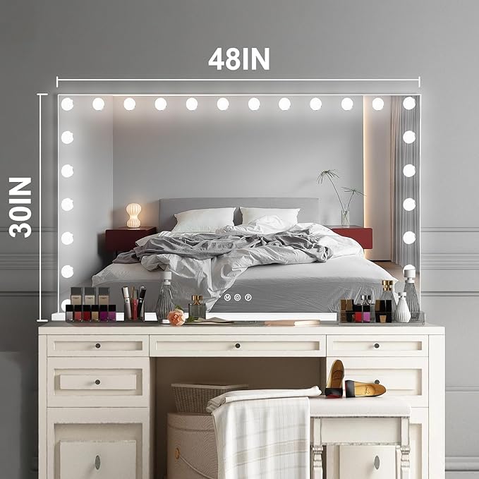 Ratsamee Hollywood Vanity Mirror with Lights